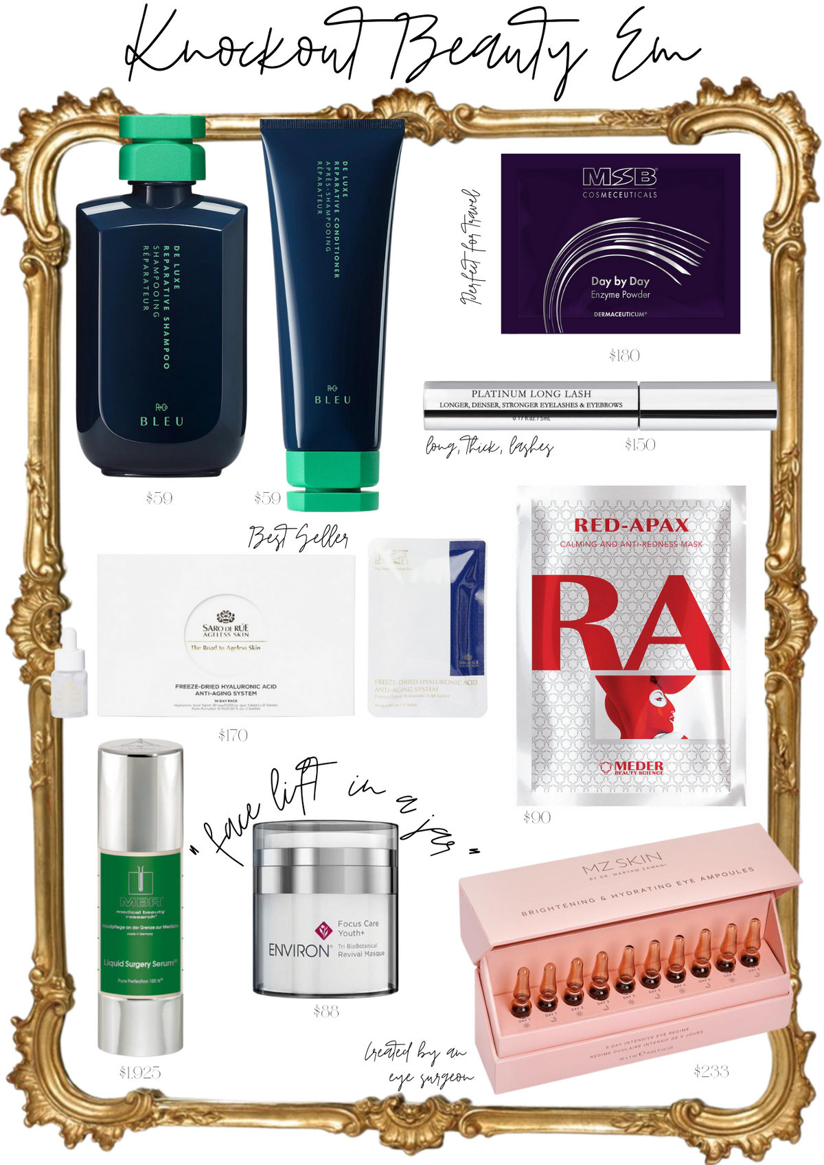 Knockout Beauty Gift Guide Saroderue